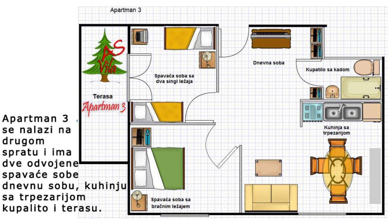 Vila As Lägenhet Zlatibor Exteriör bild